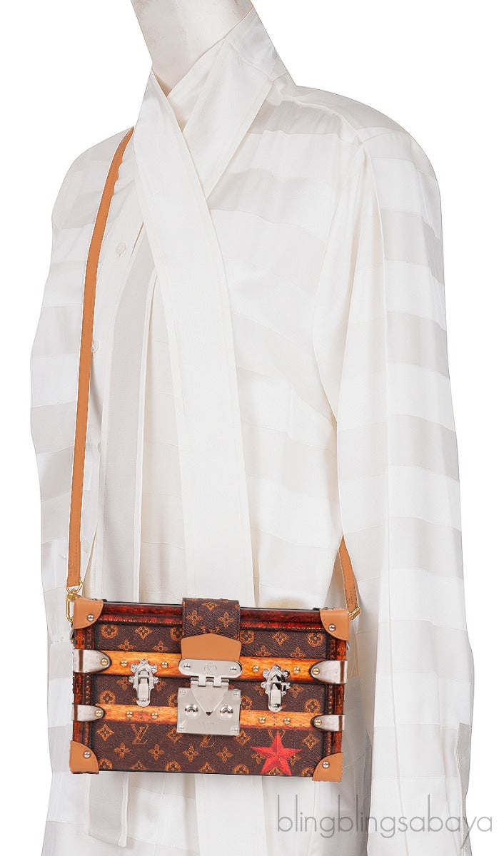 Monogram Brown Trim  Petite Malle PHW