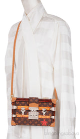 Monogram Brown Trim  Petite Malle PHW