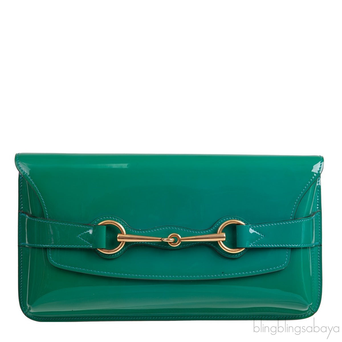 Bright Bit Green Patent Clutch