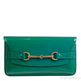 Bright Bit Green Patent Clutch