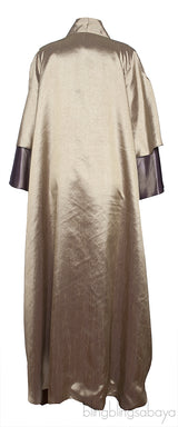 Rabelle Metallic Bi-color Kaftan Dress