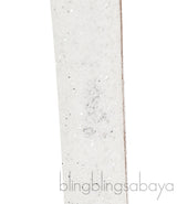 Jimmy Choo Bing White Glittery Crystal Embellished Mule 38
