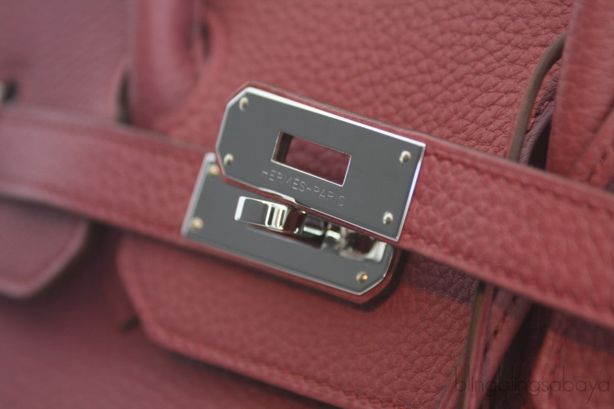 Birkin 35 Bois Rose Taurillon Clem