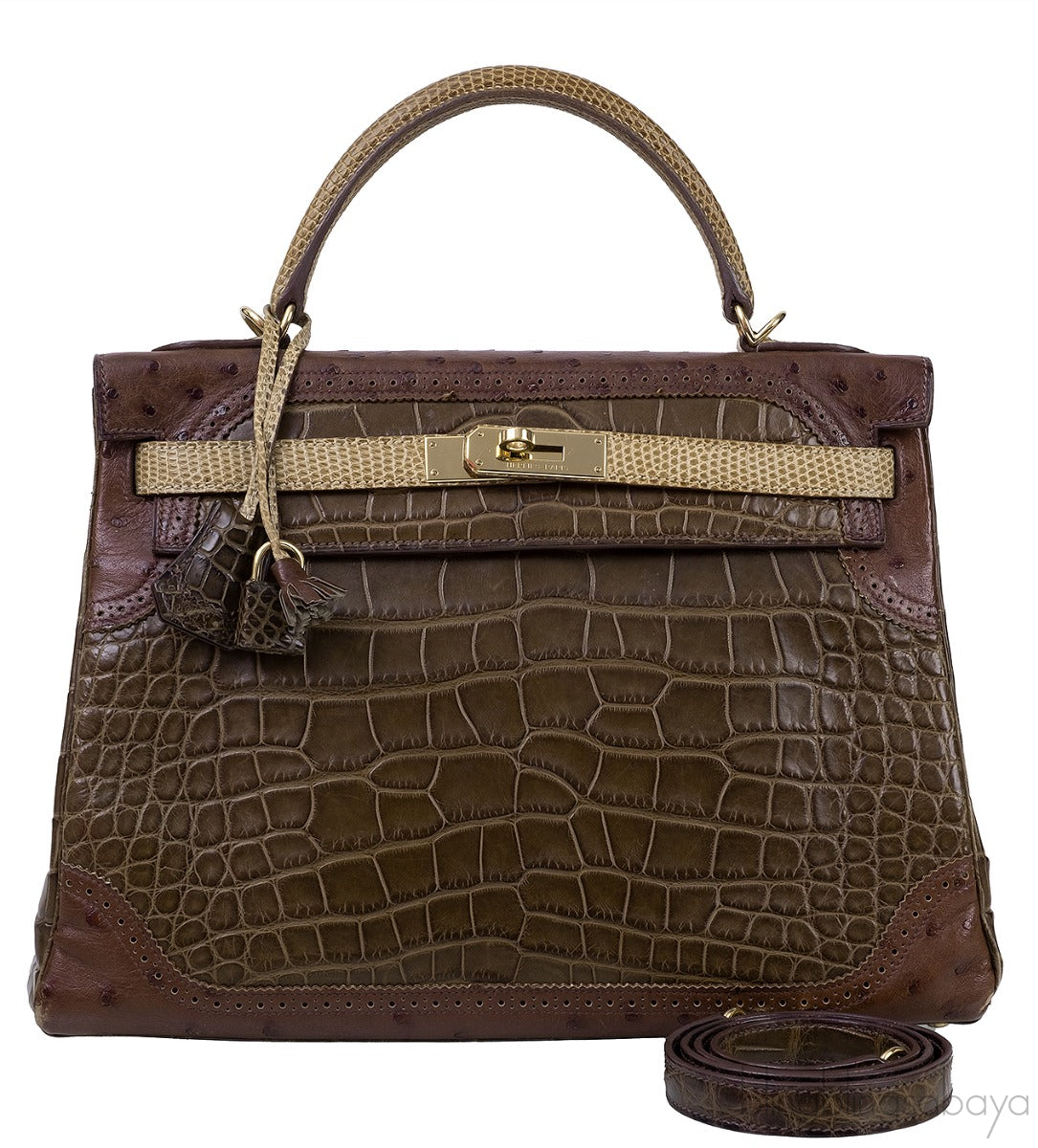 Kelly 32 Grand Marriage Crocodile Bag