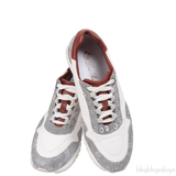Loro Piana My Wind Microfibre & Lizard Sneakers