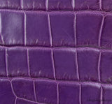 Fendi Purple Crocodile Medium Peekaboo GHW