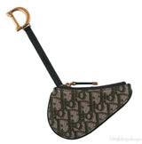 Oblique Green Saddle Purse