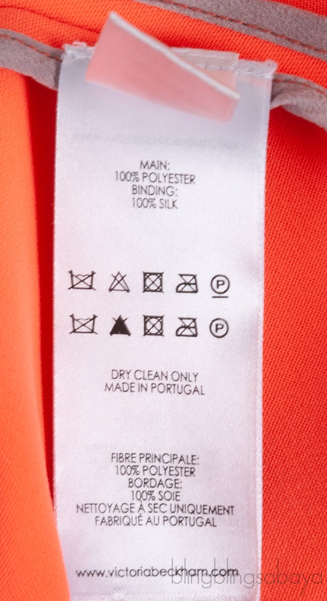 Orange Sleeveless Asymmetric Hem Midi Dress