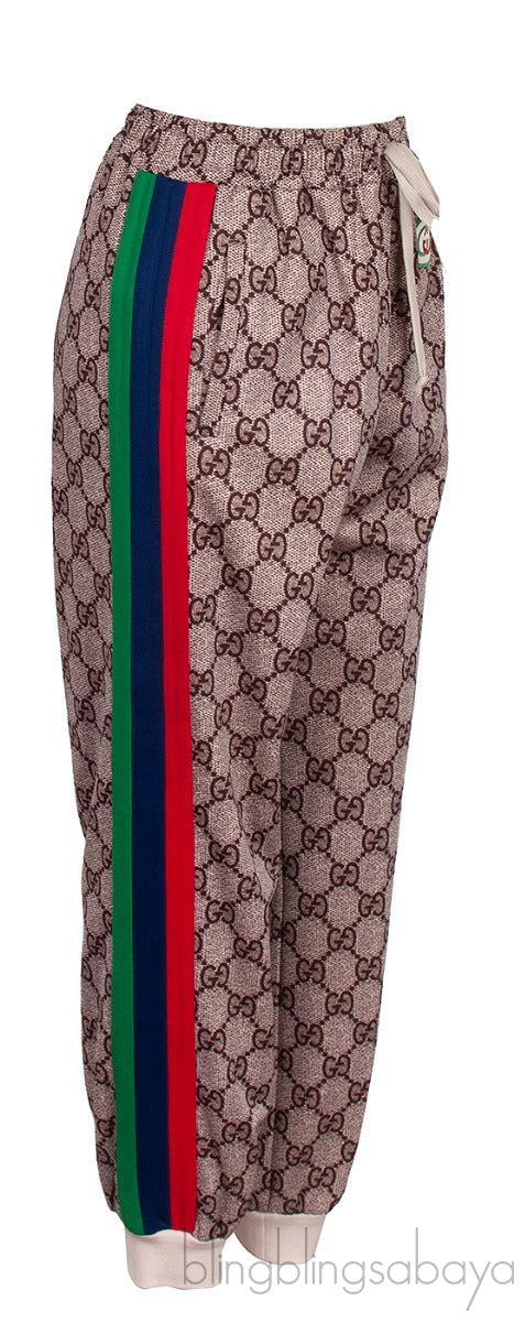 Brown GG Printed Jogger