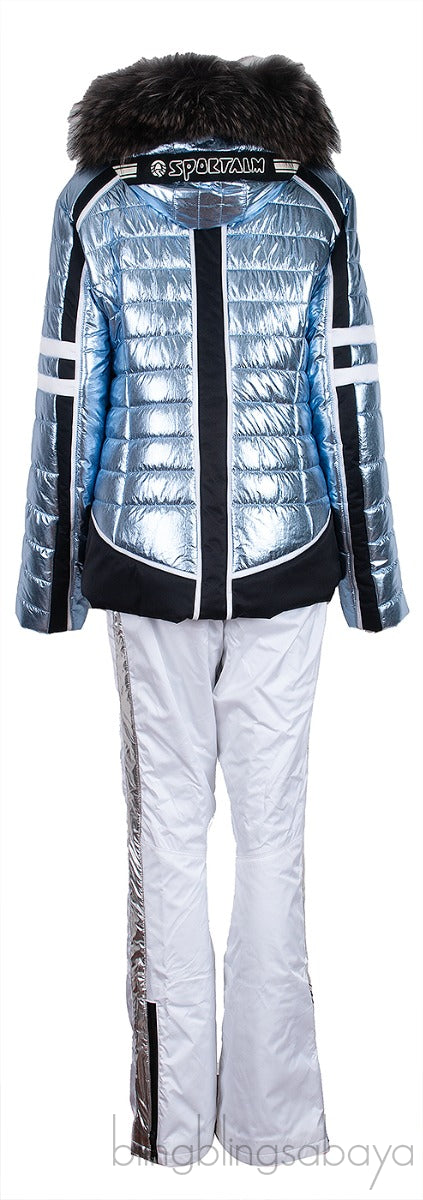 Fur Trimmed Ski Jacket & Trouser Set + Fusalp Inner Jacket