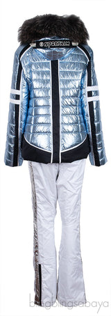 Fur Trimmed Ski Jacket & Trouser Set + Fusalp Inner Jacket