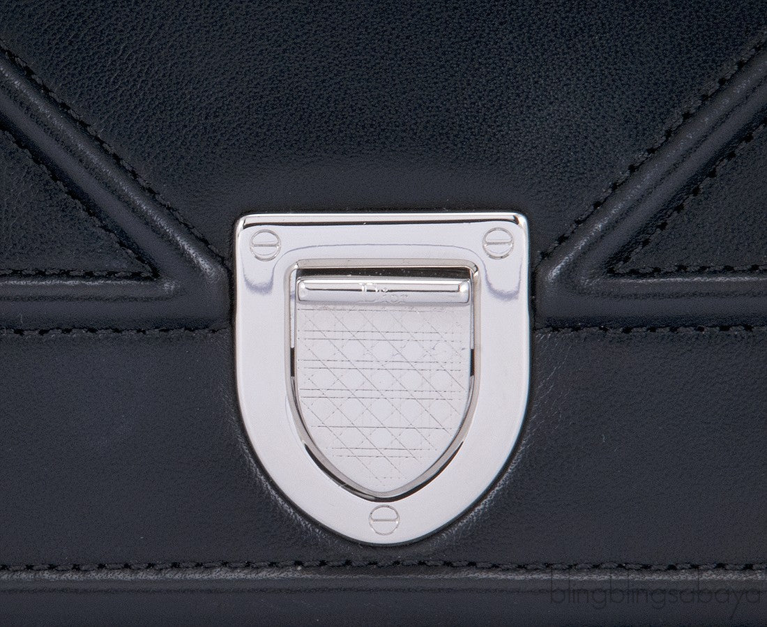 Diorama Black Small Flap Bag