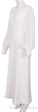 Ivory Long Sleeves Jumpsuit