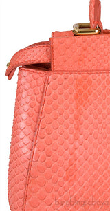 Orange Python Mini Peekaboo