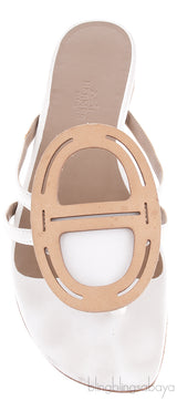Chaine d\'Ancre White Slip-on Sandal