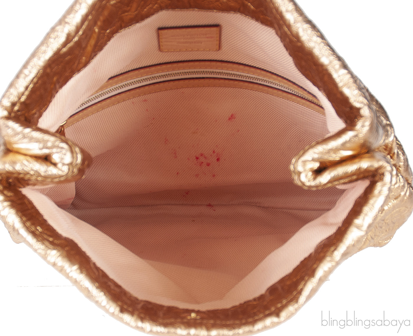 Monogram Lame Limelight Clutch