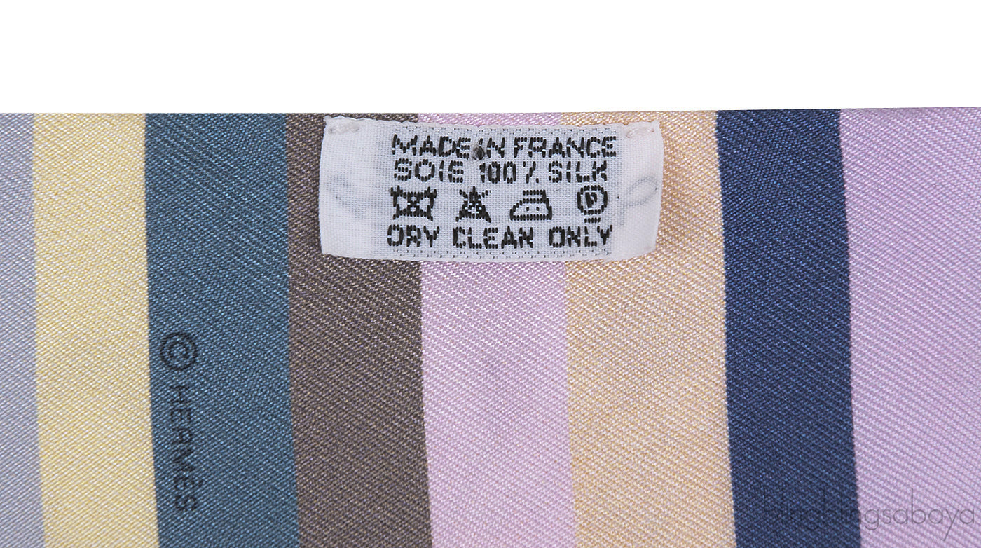 Hermes Les Baigneuses Silk Twilly