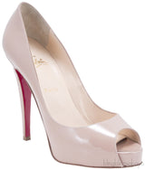 Very Prive 120 Nude Peep Toe Pump