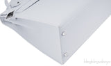 Kelly 32 White Epsom Sellier