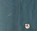 Yves Saint Laurent Green Ostrich Top Handle Bag
