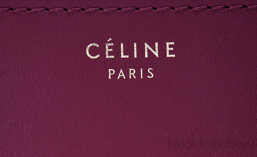 Mini Luggage Rust Maroon