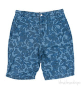 Kids Blue Printed Short