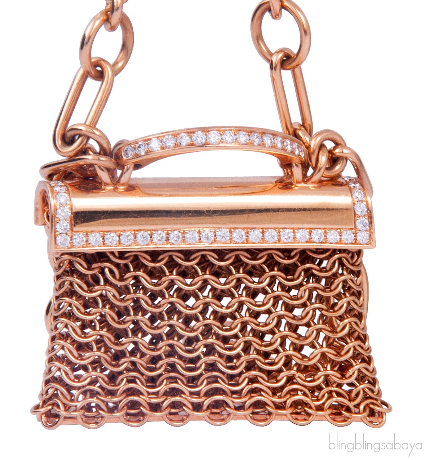 Kelly Diamond Rose Gold Necklace
