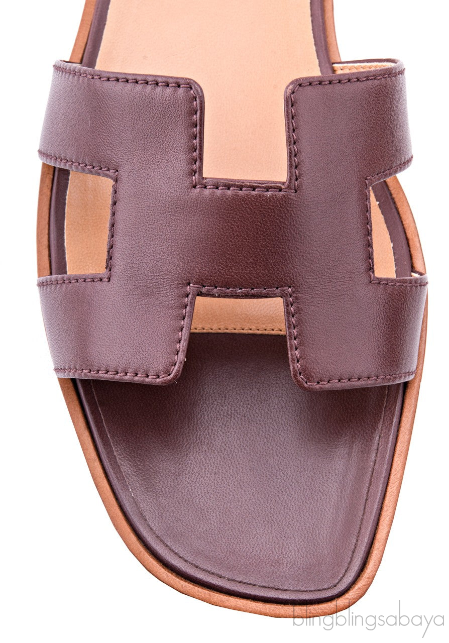 Oran Sandal Kidskin Plum