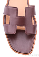 Oran Sandal Kidskin Plum