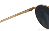 Linda Farrow LFL461 Black & Gold Aviator Sunglasses