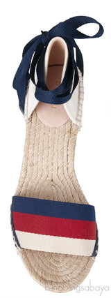 Lilibeth Web Espadrille Wedges