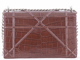 Diorama Crocodile Flap Bag