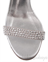 Mystico Silver Crystal Sandals