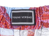 Light Blue Printed Kids Short