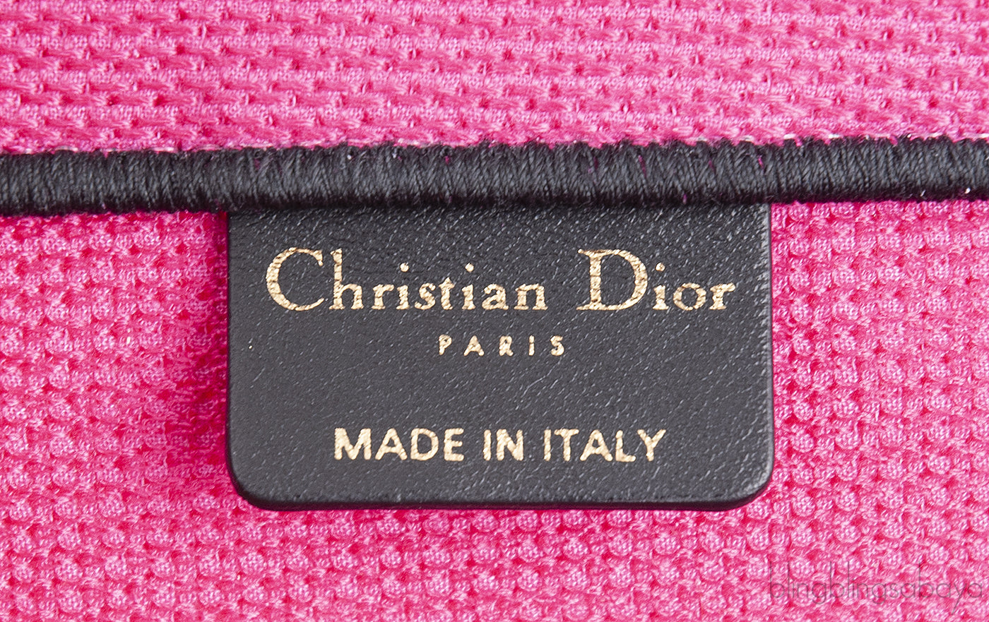 Large Dior Book Tote Pink