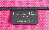 Large Dior Book Tote Pink