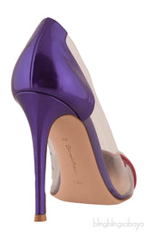 Red & Purple Plexi Pumps
