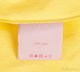 Yellow Iosefina Cotton Poplin Midi Dress