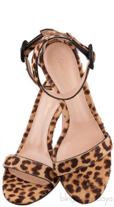 Portifino Leopard Calf Hair Sandals
