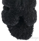 Oran Teddy Bear Black Sandals
