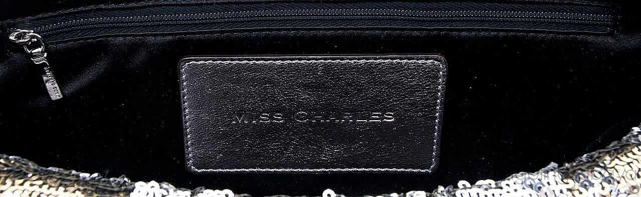 Miss Charles Sequin Shoulder Bag