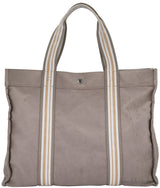 Brown Cotton Canvas Tote