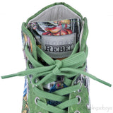 Mock Croc Tattoo Sneakers