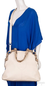 Python Trimmed Marcello De Cartier Bag