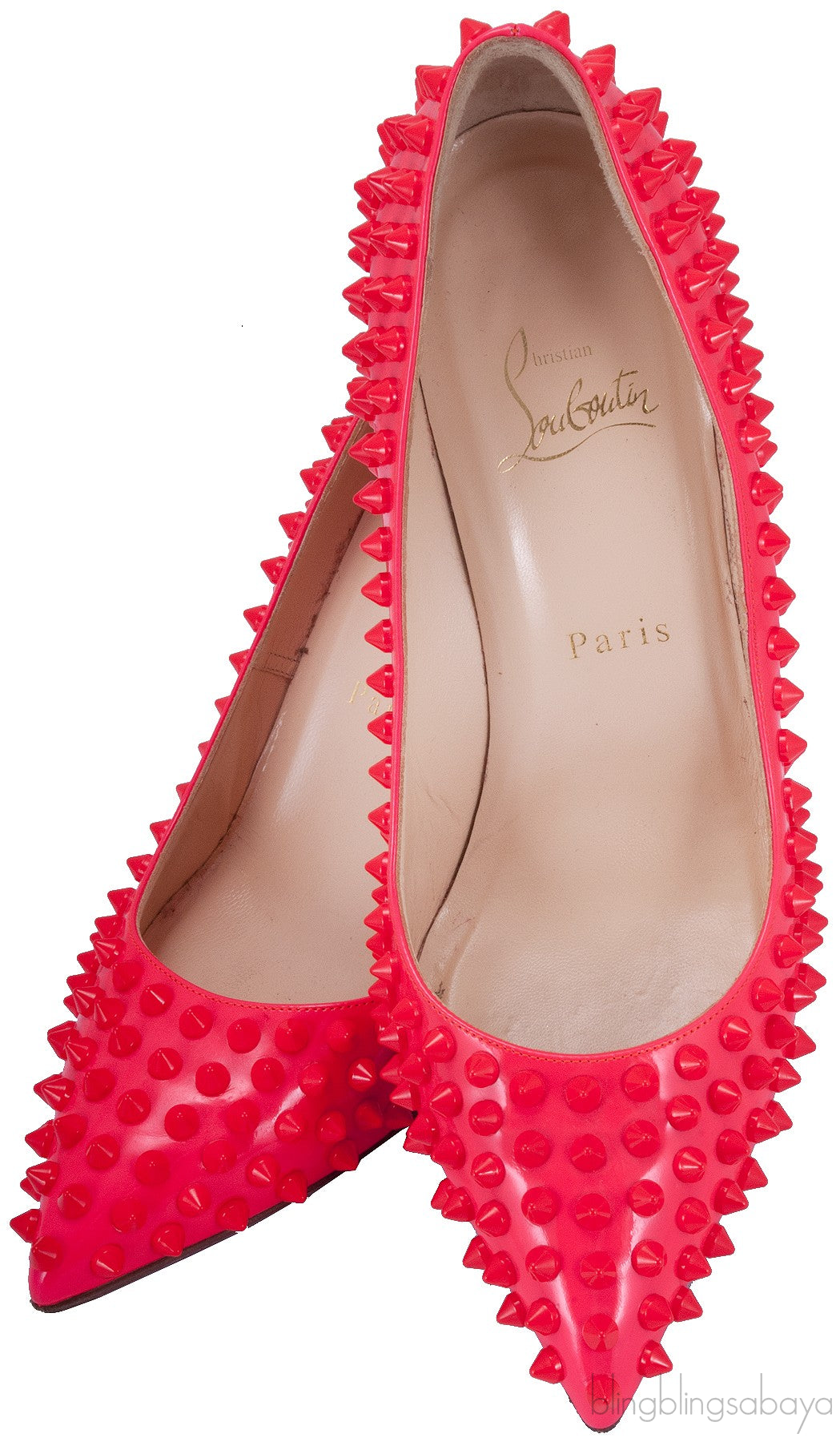 Pigalle Spikes Hot Pink Pump