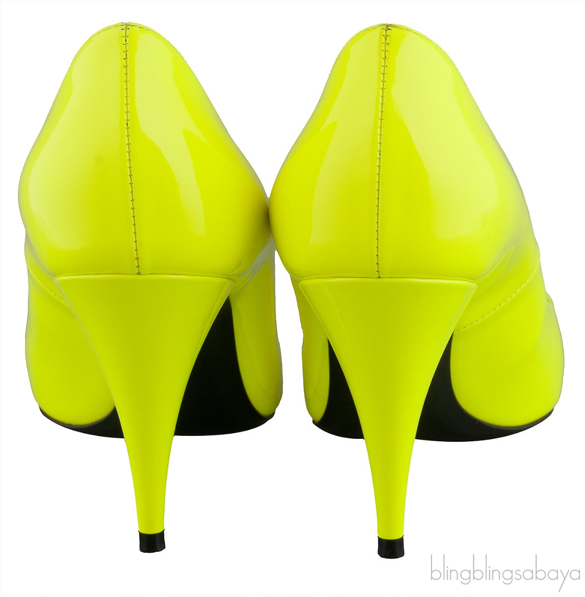 Neon Green Pointed Toe Heels