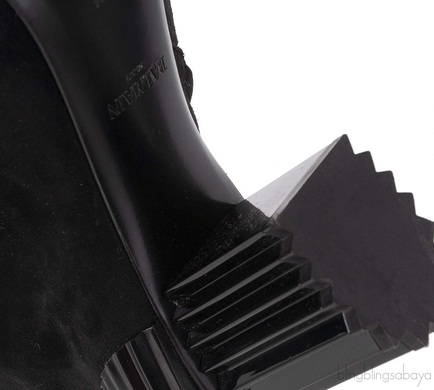Balmain Black Pointed Toe Suede Ankle Boots