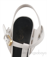 Tribute White Matte Heels