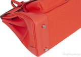 Birkin 25 Cargo Orange Field Toile Goeland Swift PHW