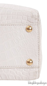 White Crocodile Medium Peekaboo GHW
